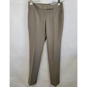 Worthington modern fit straight leg pants German chocolate heather size 2P NWT